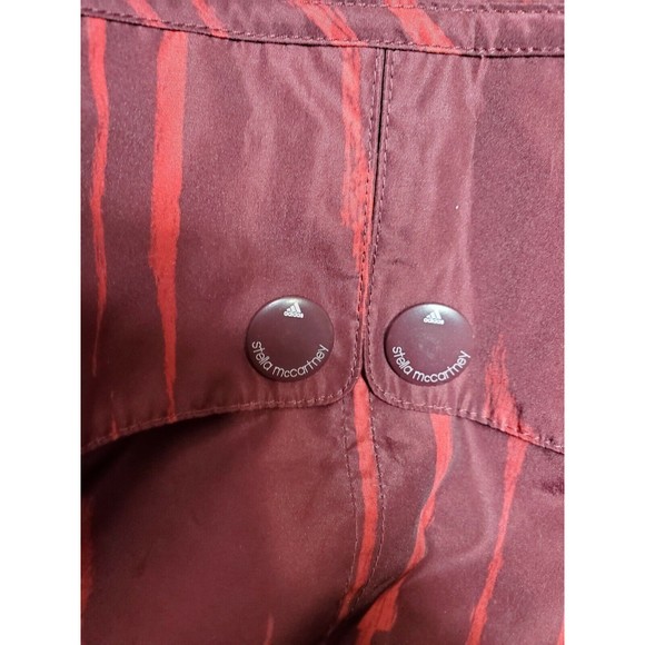 ADIDAS Stella McCartney Run Nylon Active Top Women's Size 36 Small Wine Red - Picture 4 of 9